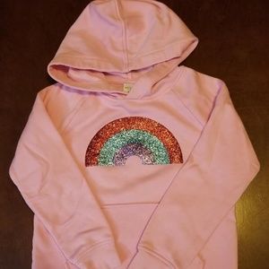 Arizona Girls Rainbow Glitter Hoodie
